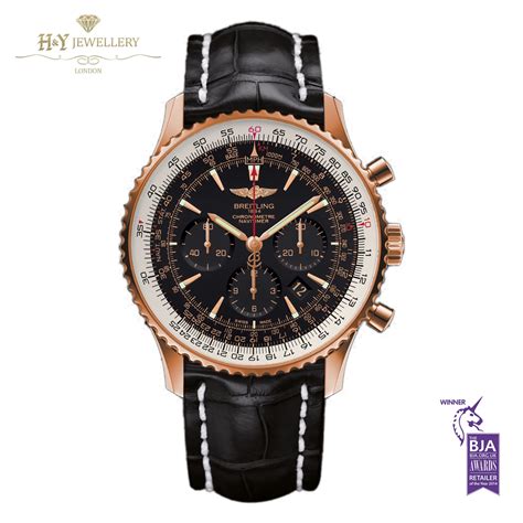 breitling navitimer rose gold moon phase limited edition|breitling rose gold superocean.